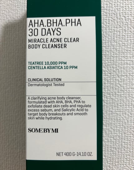 AHA·BHA·PHA 30デイズミラクルアクネボディクレンザー/SOME BY MI/ボディソープを使ったクチコミ(2枚目)