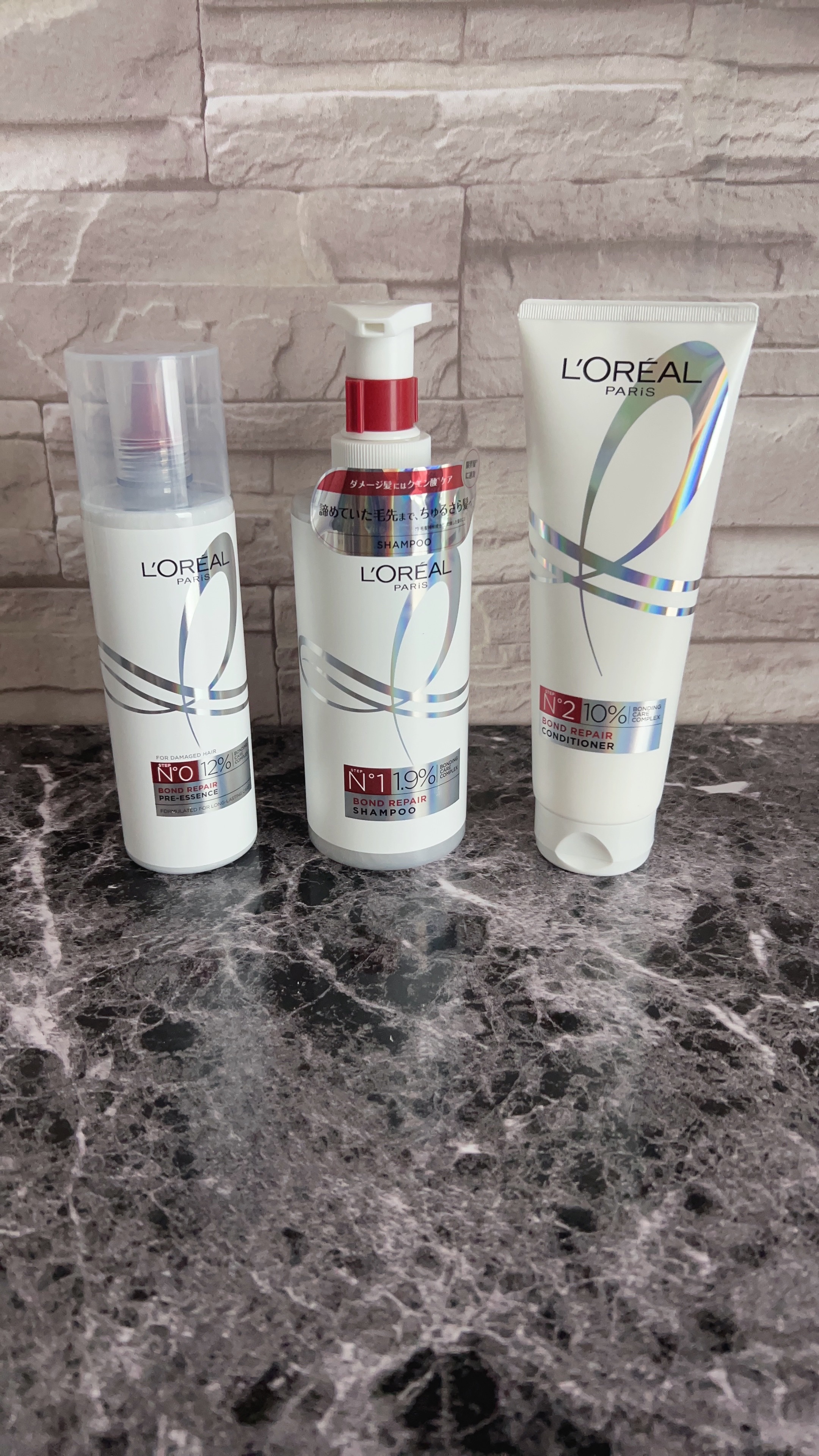 ロレアル パリ ボンド リペア シャンプー／コンディショナー/ロレアル パリ/市販シャンプーを使ったクチコミ（1枚目）