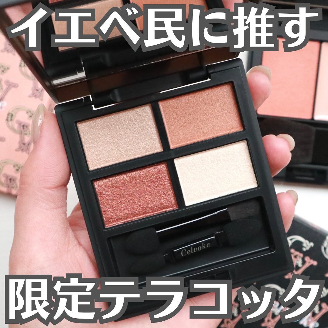 セルヴォーク ヴァティック アイパレット EX07 マイテラコッタ/Celvoke/アイシャドウパレットを使ったクチコミ（1枚目）