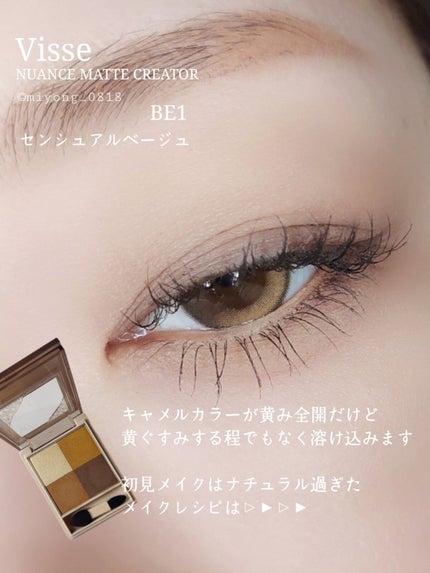 ニュアンス マット クリエイター/Visée/アイシャドウパレットを使ったクチコミ(4枚目)