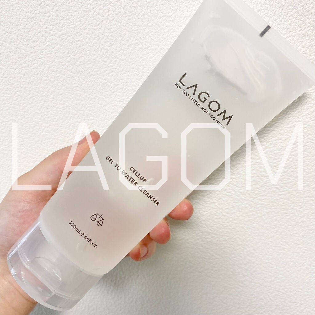 ラゴム ジェルトゥウォーター クレンザー(朝用洗顔)/LAGOM /その他洗顔料を使ったクチコミ(1枚目)