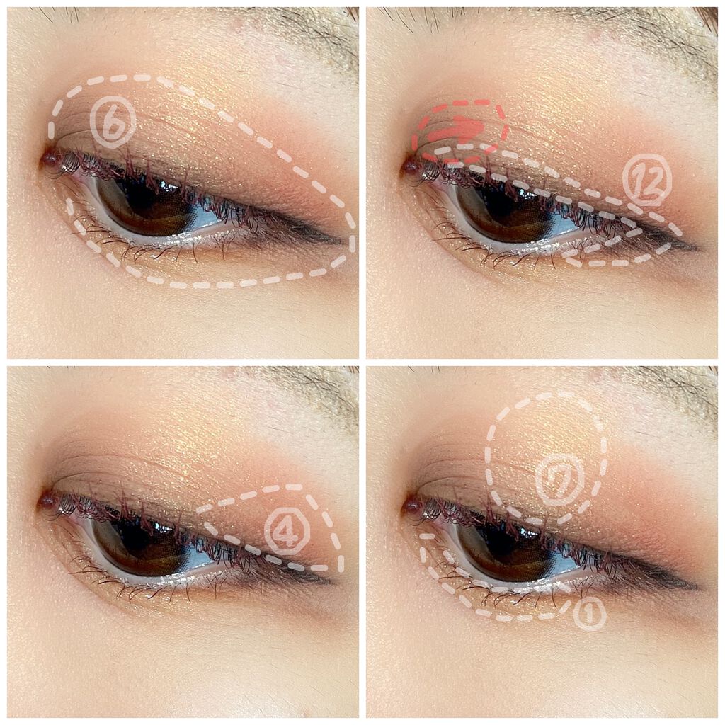 大英博物館 エジプトシリーズ アイシャドウパレット/ZEESEA/アイシャドウパレットを使ったクチコミ(5枚目)