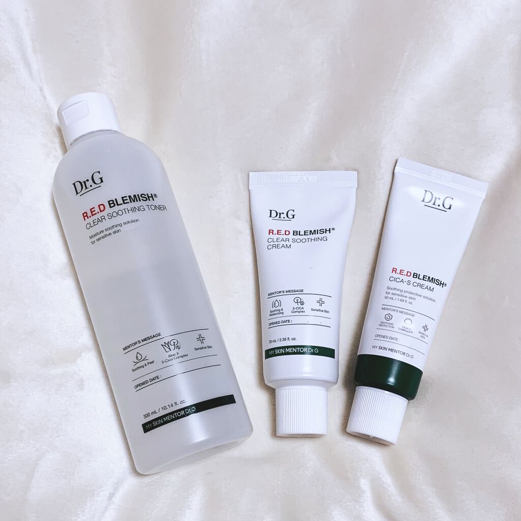 レッドB・Cスムージングクリーム/Dr.G/フェイスクリームを使ったクチコミ（2枚目）