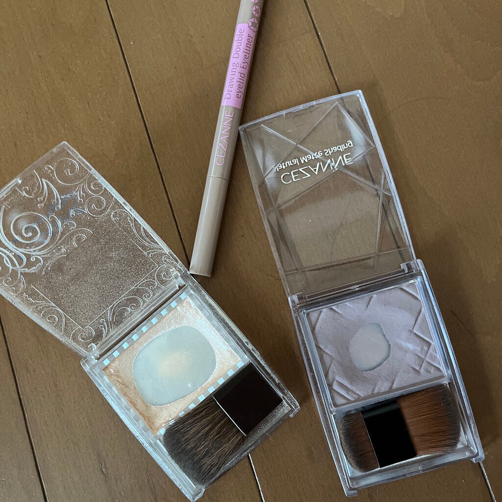 描くふたえアイライナー/CEZANNE/リキッドアイライナーを使ったクチコミ(1枚目)