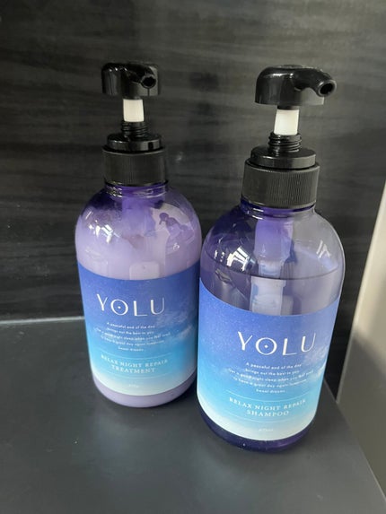 リラックスナイトリペア シャンプー/トリートメント/YOLU/市販シャンプーを使ったクチコミ(1枚目)