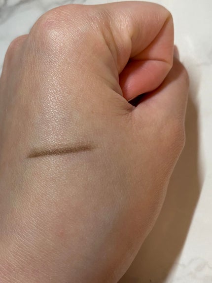 だ円芯 アルミ アイブローペンシル/DAISO/アイブロウペンシルを使ったクチコミ(2枚目)