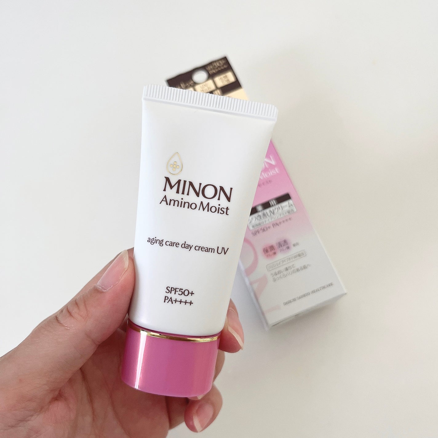 ミノン アミノモイスト エイジングケア デイクリームUV/ミノン/日焼け止めクリームを使ったクチコミ(2枚目)