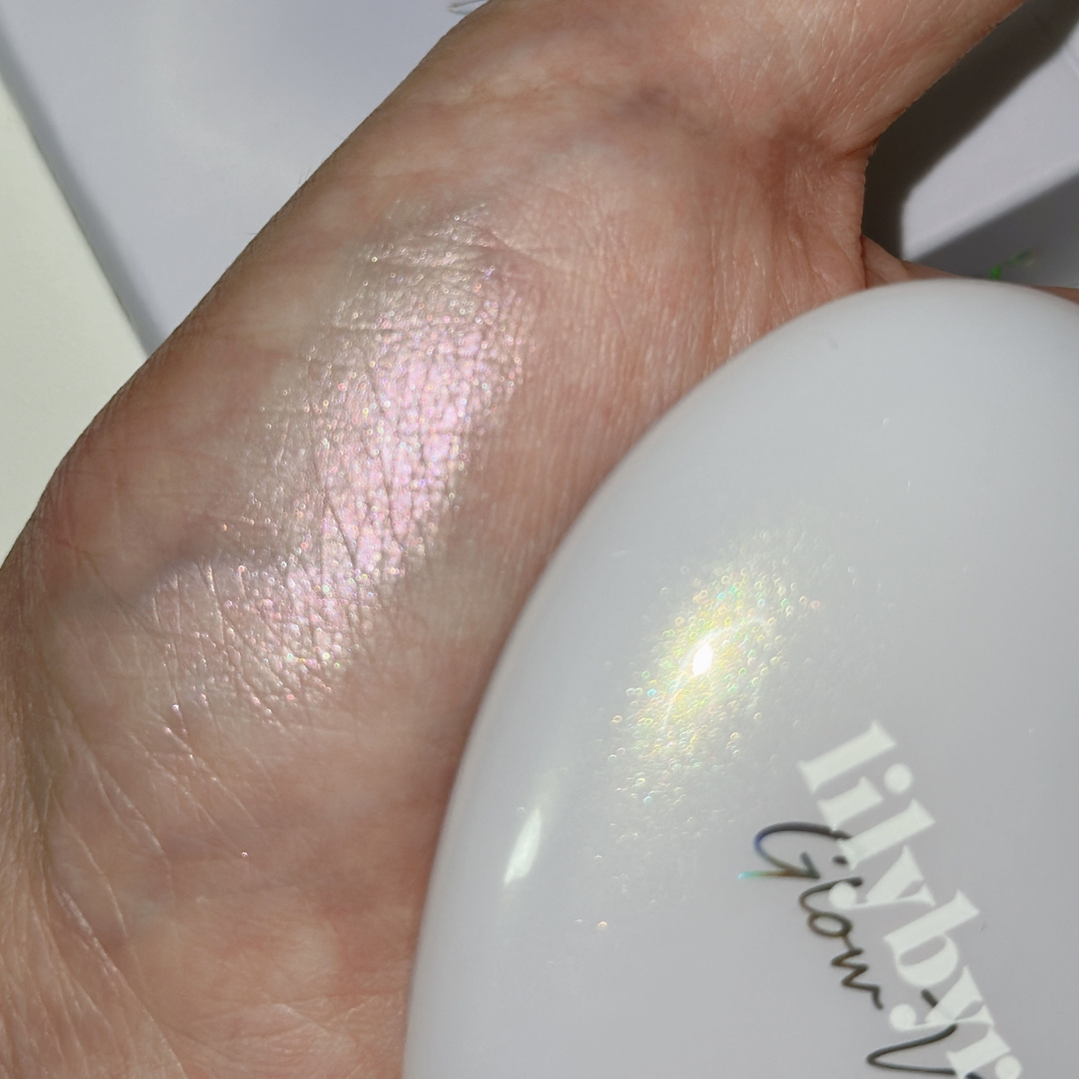 ラヴビーム グロウヴェール/lilybyred/パウダーハイライトを使ったクチコミ（3枚目）