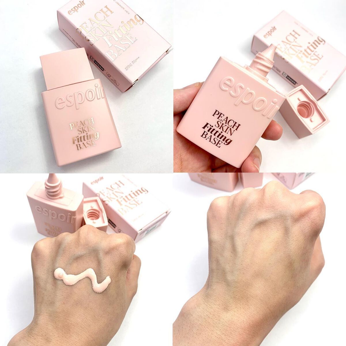 ピーチスキンフィッティングベース/espoir/化粧下地を使ったクチコミ（3枚目）