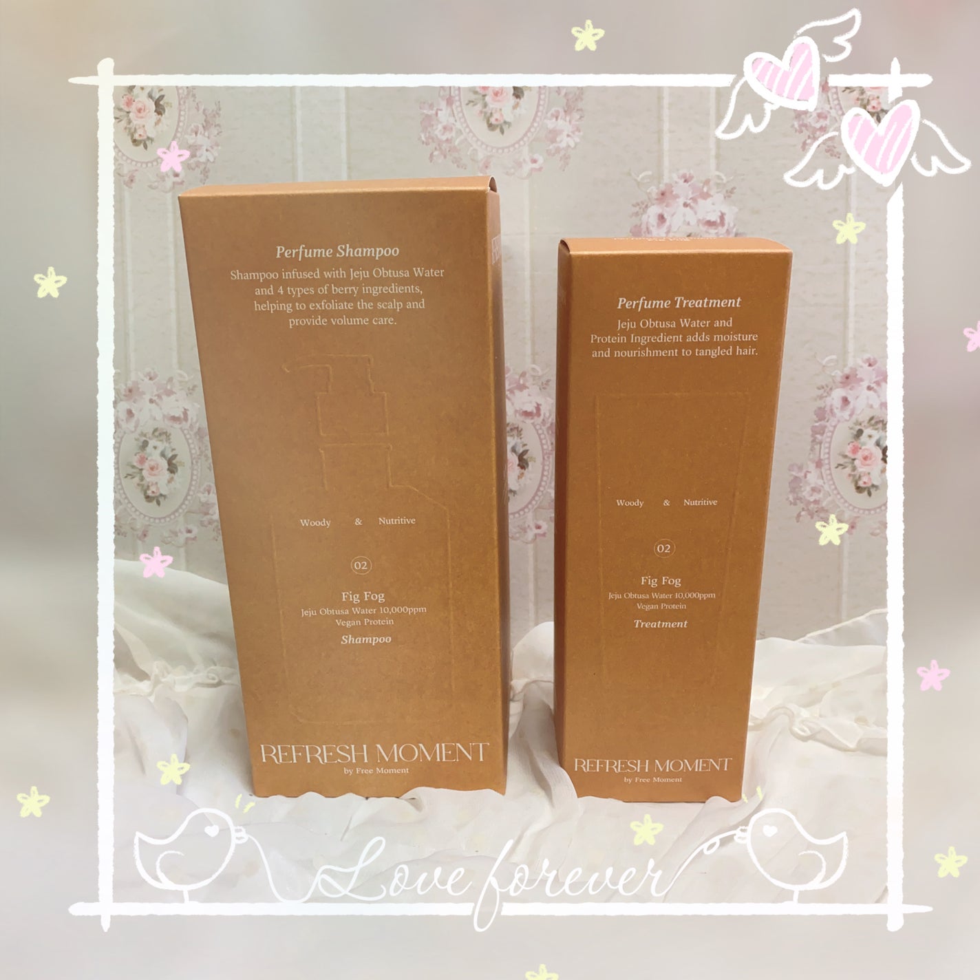 リフレッシュモーメントパフュームシャンプー/トリートメント Fig Fog/Free Moment /市販シャンプーを使ったクチコミ(5枚目)