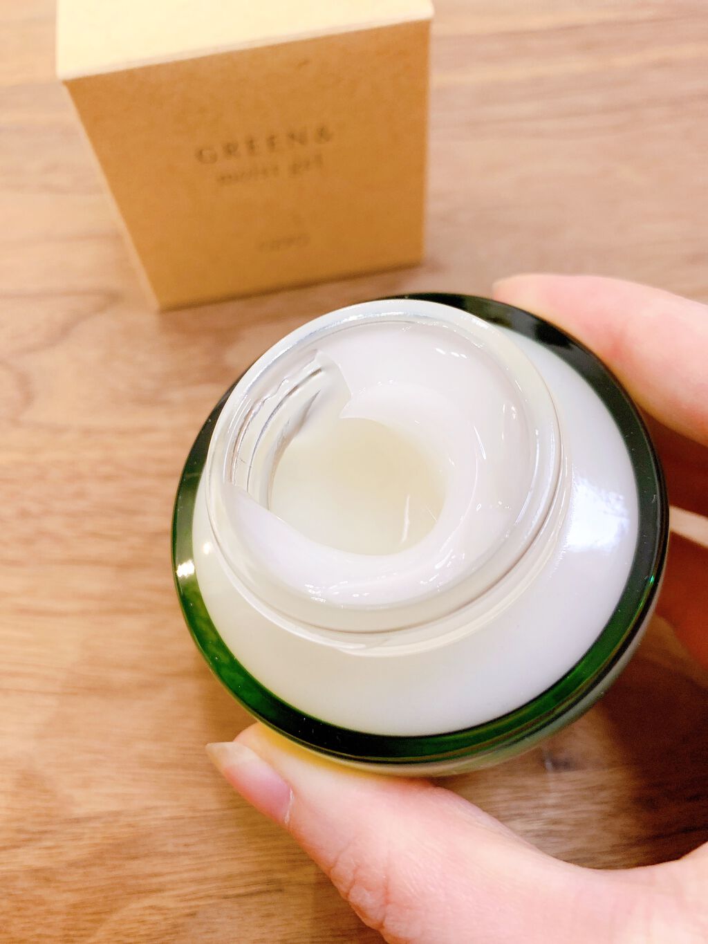 モイストジェル/GREEN&/オールインワン化粧品を使ったクチコミ（3枚目）