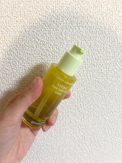 グリーンタンジェリン ビタC ダークスポットケアセラム/goodal/美容液を使ったクチコミ(2枚目)