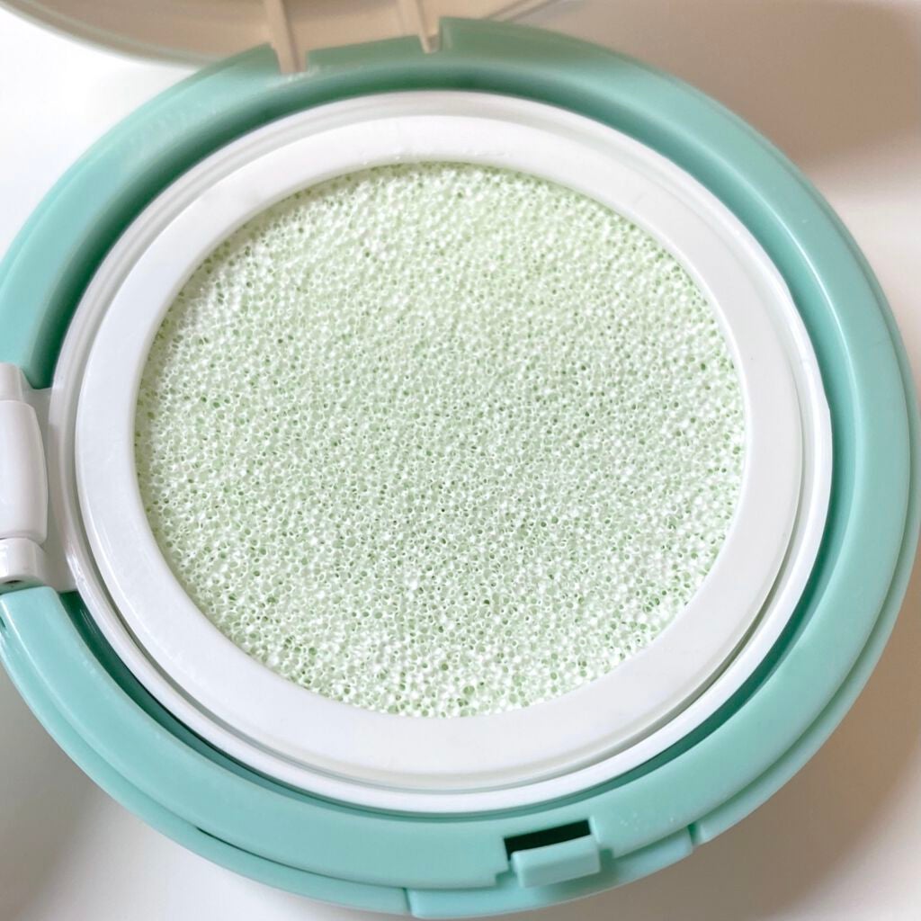 ティーツリートーンアップクッション/BRING GREEN/化粧下地を使ったクチコミ(3枚目)