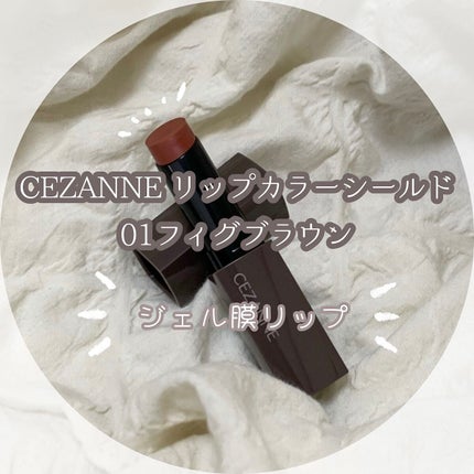 リップカラーシールド/CEZANNE/口紅を使ったクチコミ(1枚目)