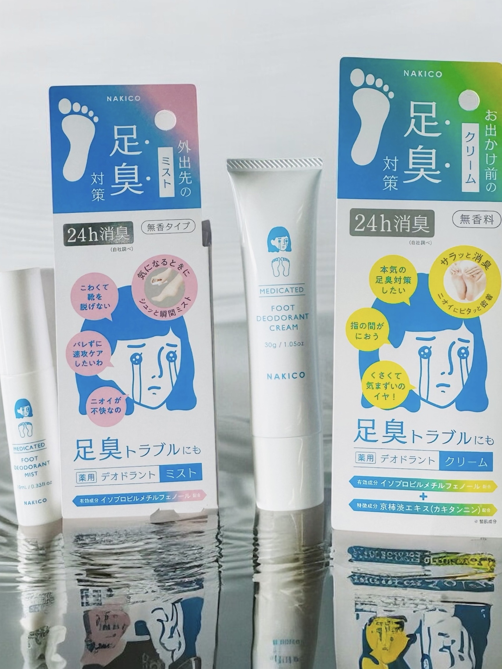 薬用デオドラントフットクリーム/NAKICO/レッグ・フットケアを使ったクチコミ（3枚目）