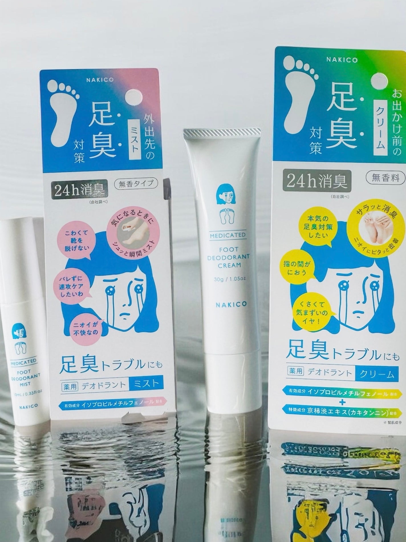 薬用デオドラントフットクリーム/NAKICO/レッグ・フットケアを使ったクチコミ(3枚目)