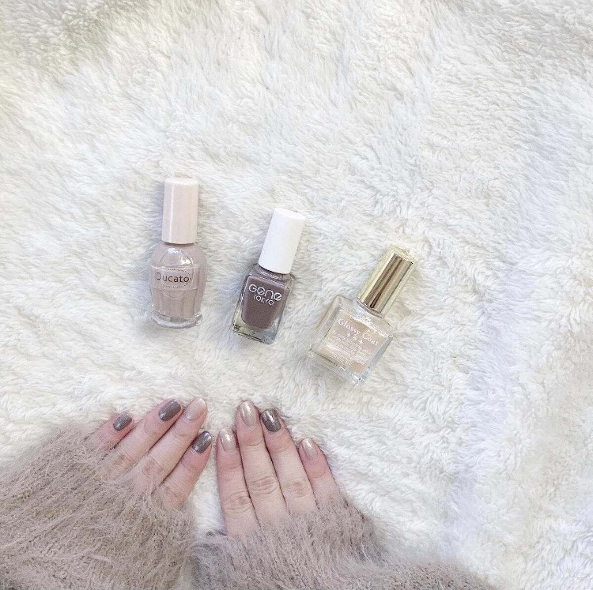 グロッシーコート/スキューズミー/オールインワンネイルを使ったクチコミ（2枚目）