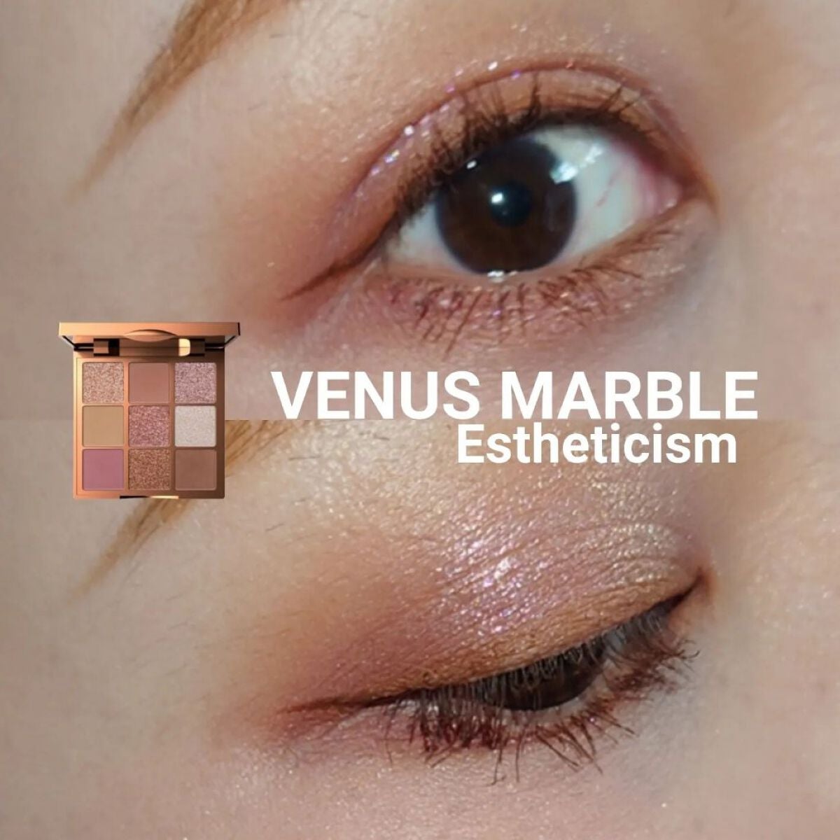 VenusMarble 9色アイシャドウパレット/Venus Marble/アイシャドウパレットを使ったクチコミ(1枚目)