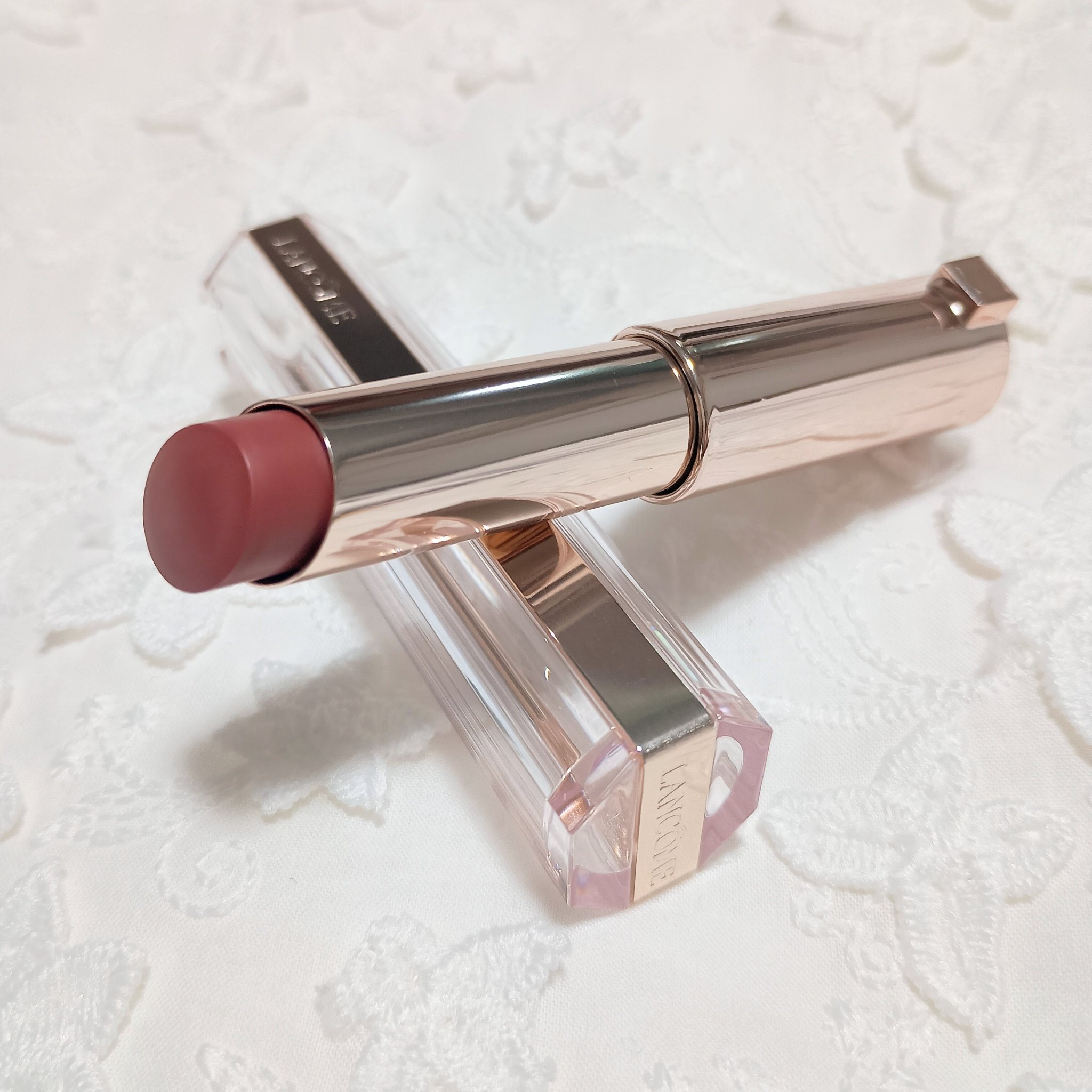 イドル リップ バターグロウ 53 ザ ティー イズ ホット/LANCOME/口紅を使ったクチコミ（2枚目）