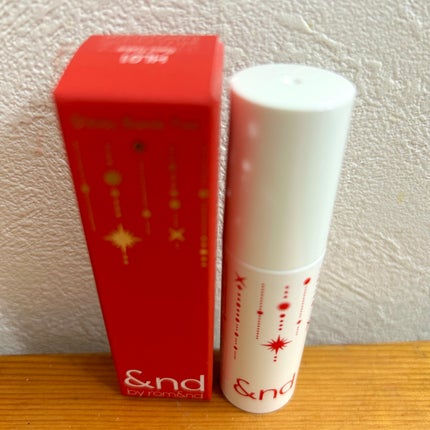 アンドバイロムアンド グラッシーボムティント/&nd by rom&nd/リップティントを使ったクチコミ(1枚目)