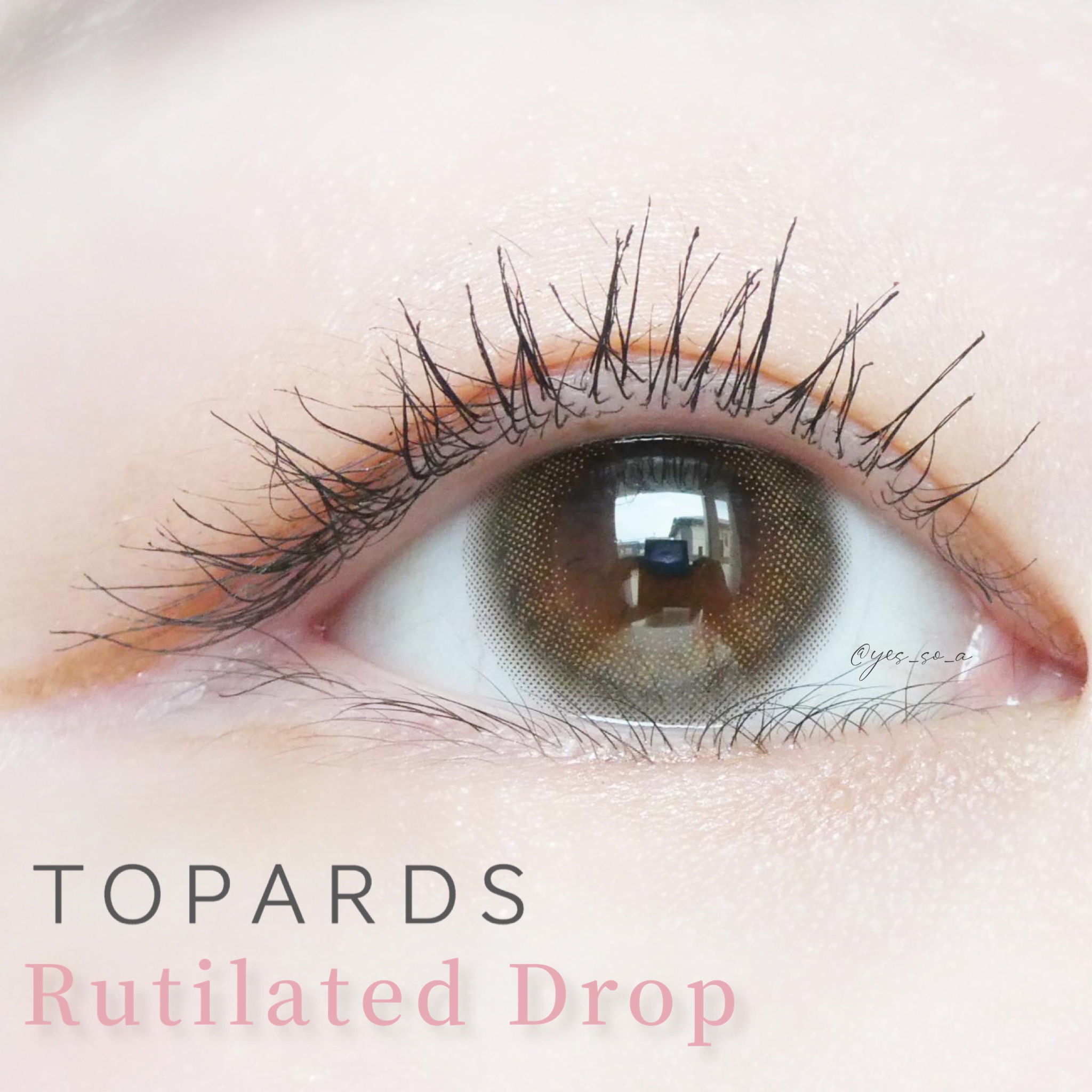 TOPARDS 1day ルチルドロップ/TOPARDS/ワンデー（１DAY）カラコンを使ったクチコミ（1枚目）