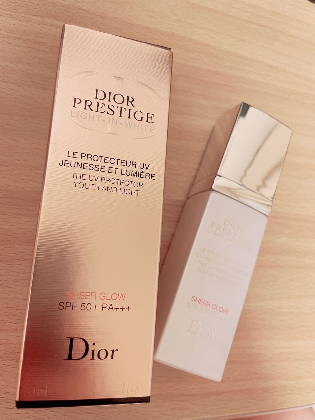 プレステージ ホワイト ル プロテクター UV シアーグロー/Dior/日焼け止めクリームを使ったクチコミ(1枚目)