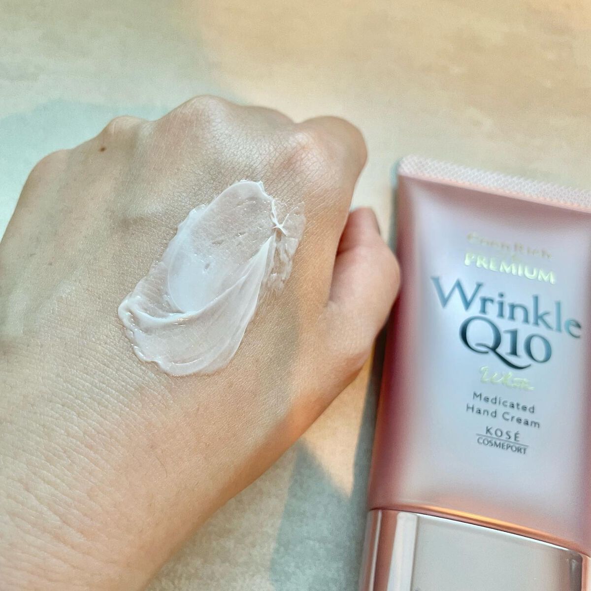 コエンリッチ ザ プレミアム 薬用リンクルホワイト ハンドクリーム/コエンリッチQ10/ハンドクリームを使ったクチコミ(4枚目)