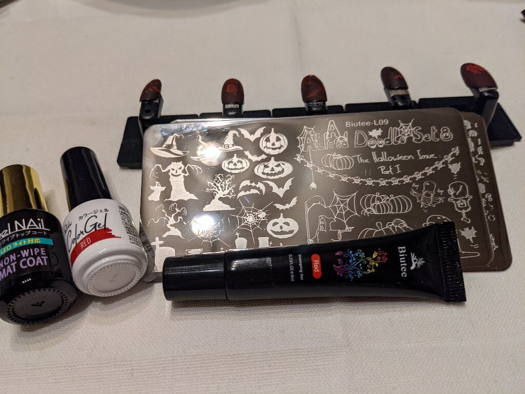 ジェルネイル(ライト対応)/セリア/ジェルネイルを使ったクチコミ(3枚目)