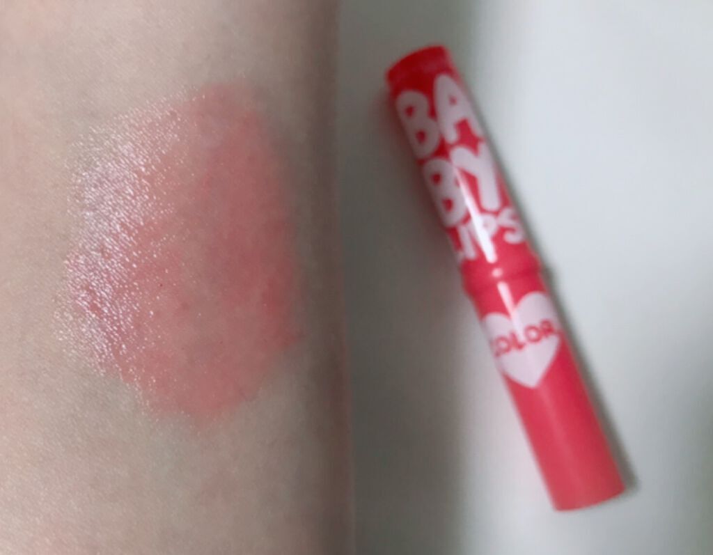 リップクリーム カラー BABY LIPS 02 ピンク アディクト/MAYBELLINE NEW YORK/リップケアを使ったクチコミ（2枚目）