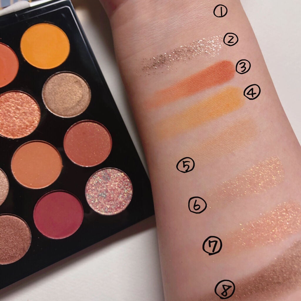 大英博物館 エジプトシリーズ アイシャドウパレット/ZEESEA/アイシャドウパレットを使ったクチコミ(3枚目)