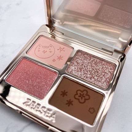 アニマルアイシャドウ(4シェード)/ZEESEA/アイシャドウパレットを使ったクチコミ(2枚目)