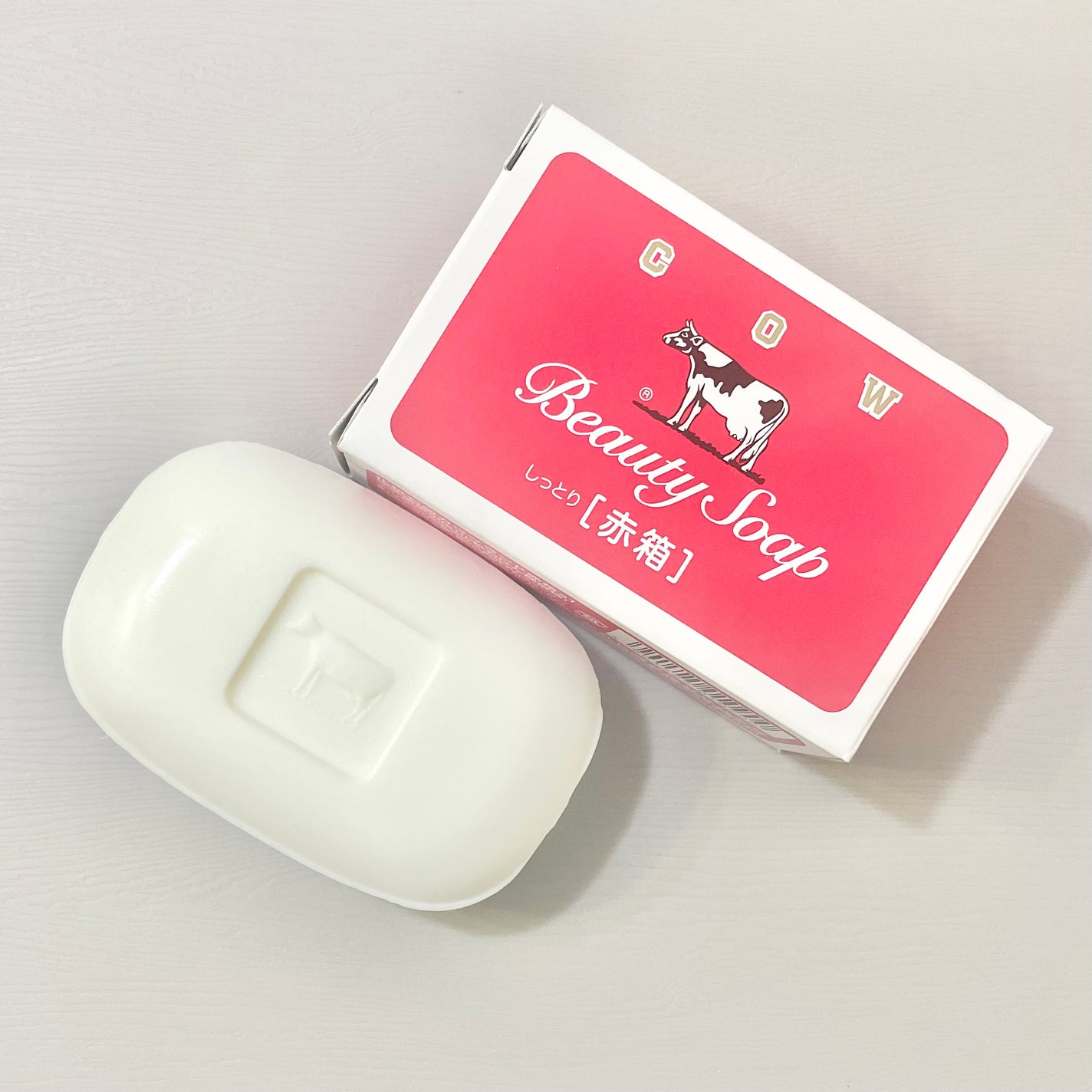 赤箱 (しっとり)/カウブランド/洗顔石鹸を使ったクチコミ(2枚目)