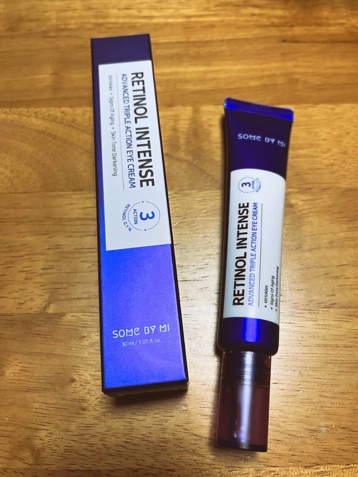 レチノールインテンシブ アドバンスドトリプルアクションアイクリーム/SOME BY MI/アイケア・アイクリームを使ったクチコミ(2枚目)