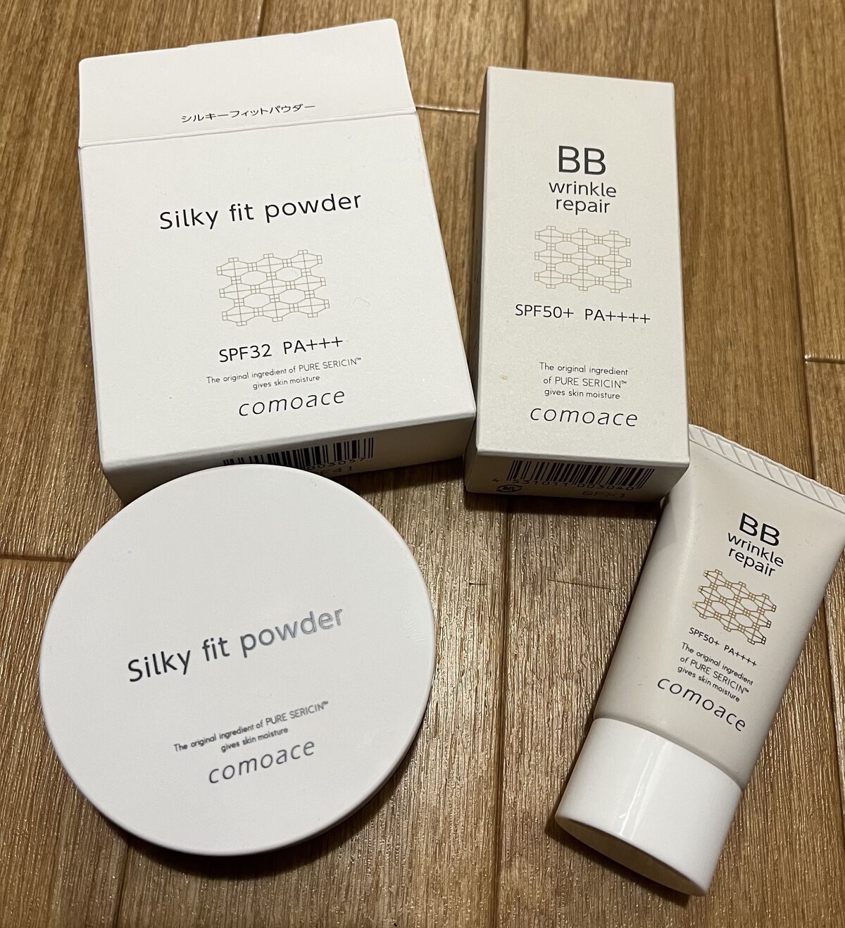 シルキーフィットパウダー /コモエース/ルースパウダーを使ったクチコミ（2枚目）