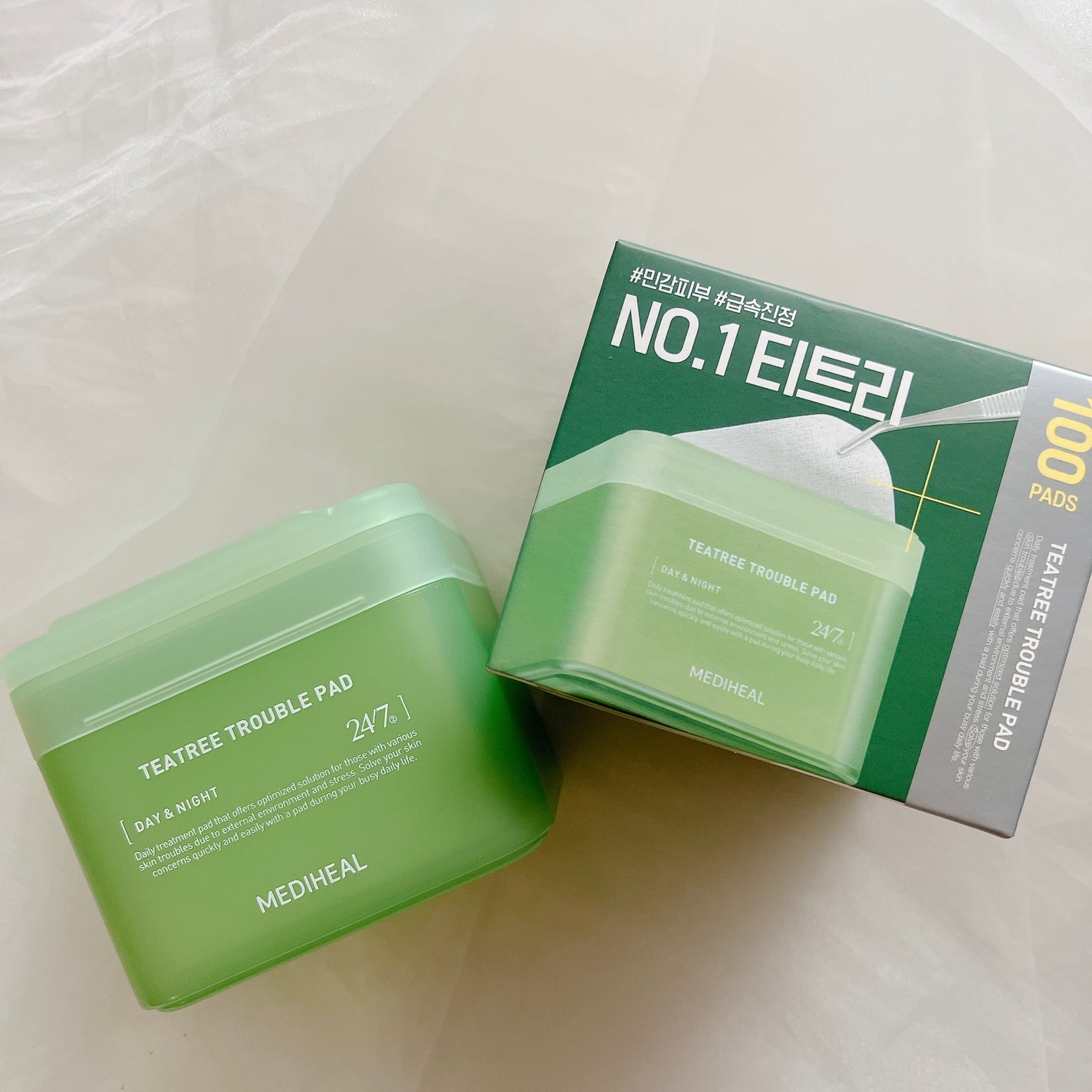 ティーツリー トラブルパッド/MEDIHEAL/トナーパッドを使ったクチコミ(8枚目)