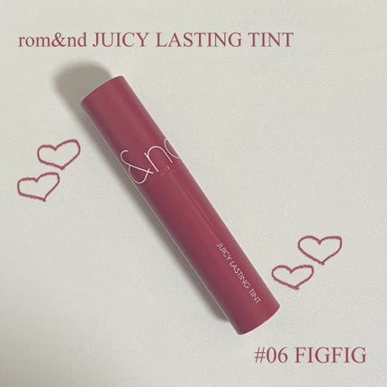 ジューシーラスティングティント/rom&nd/リップティントを使ったクチコミ(1枚目)