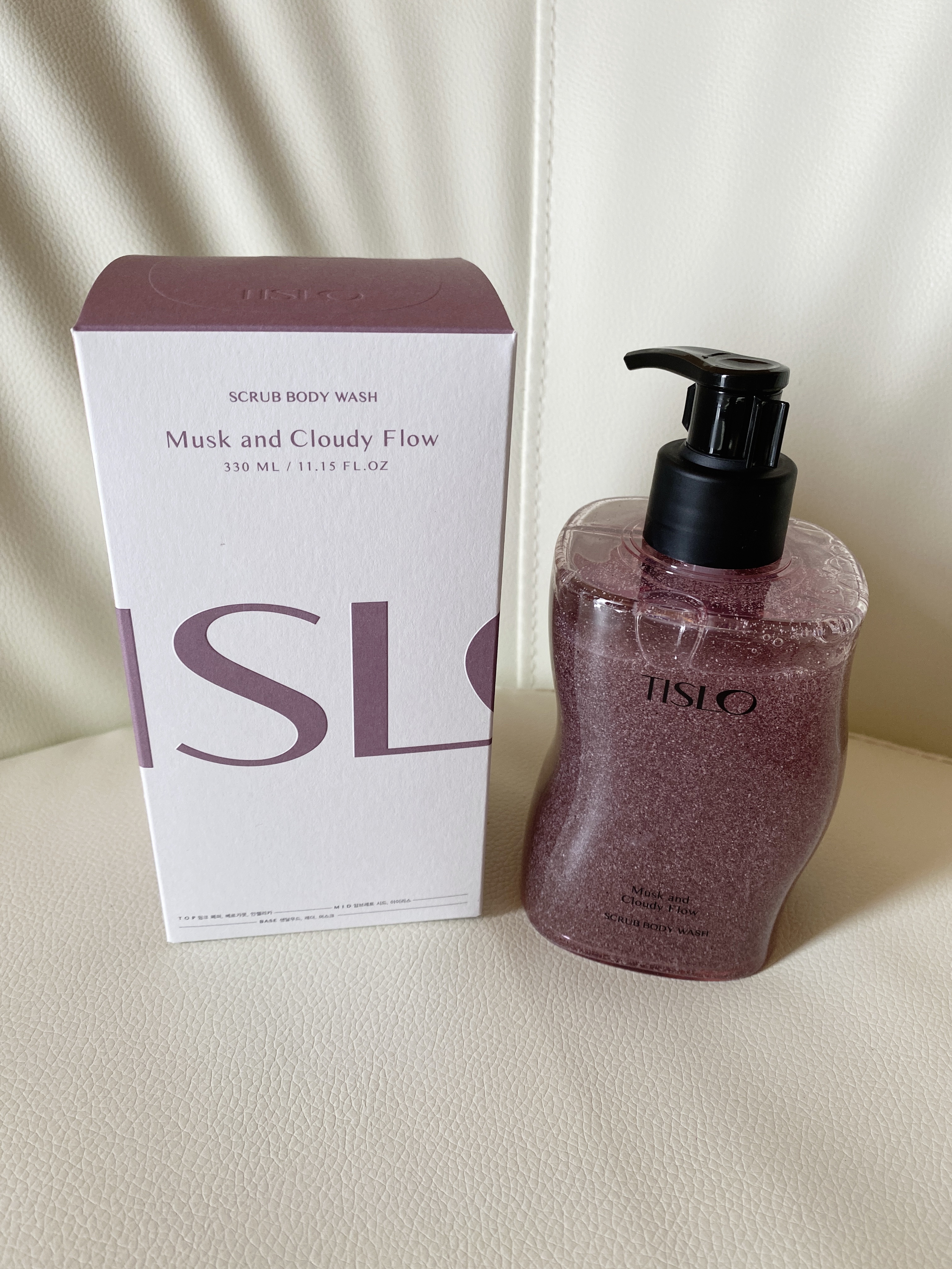 スクラブボディウォッシュ ムスク&クラウディフロー/TISLO/ボディソープを使ったクチコミ（1枚目）