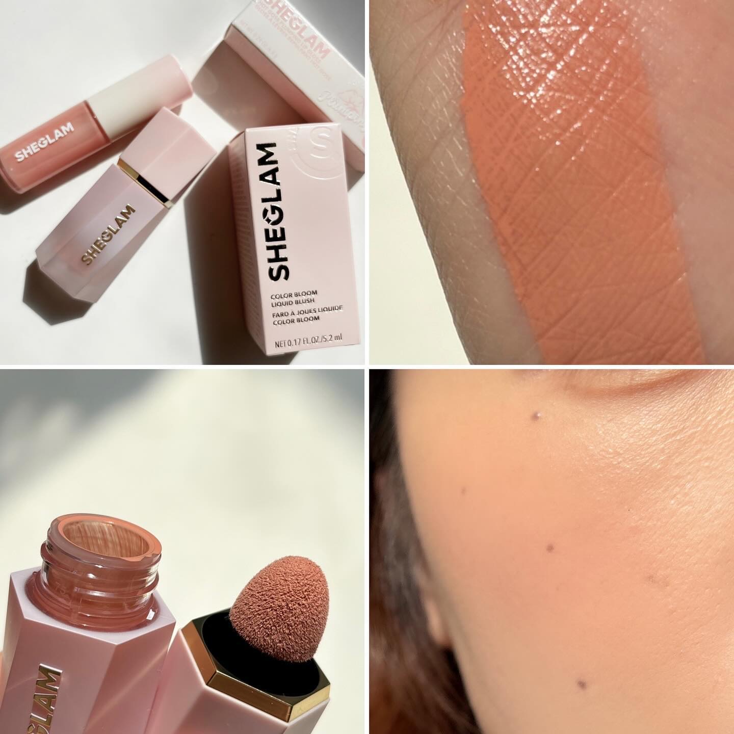 シーグラム カラーブルーム リキッドブラッシュ/SHEGLAM/リキッドチークを使ったクチコミ（3枚目）