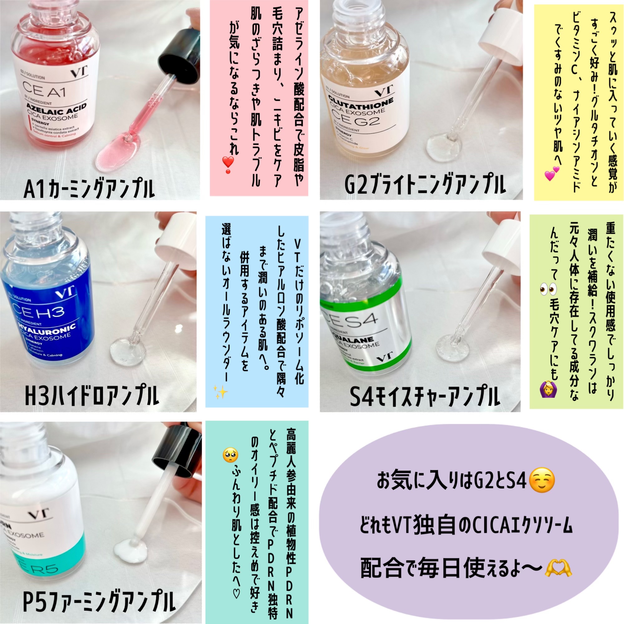 S4モイスチャー アンプル/VT/美容液を使ったクチコミ（2枚目）