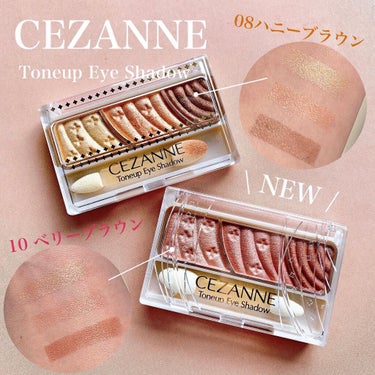 トーンアップアイシャドウ/CEZANNE/アイシャドウパレットを使ったクチコミ（1枚目）