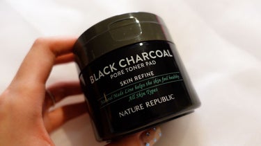 BLACK CHARCOAL PORE TONER PAD/ネイチャーリパブリック/シートマスク・パックを使ったクチコミ（2枚目）