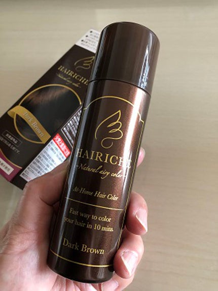 ナチュラルエアリーカラー /HAIRICHE/ヘアカラーを使ったクチコミ(1枚目)