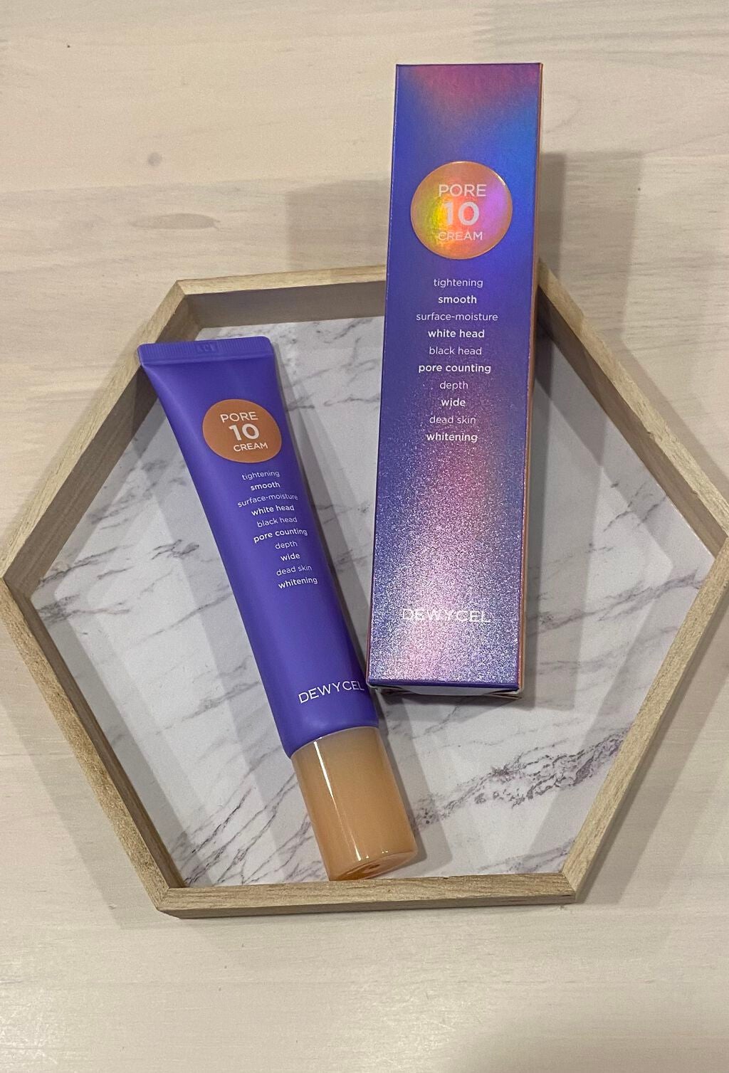 ポアーテンクリーム/DEWYCEL/化粧下地を使ったクチコミ(1枚目)