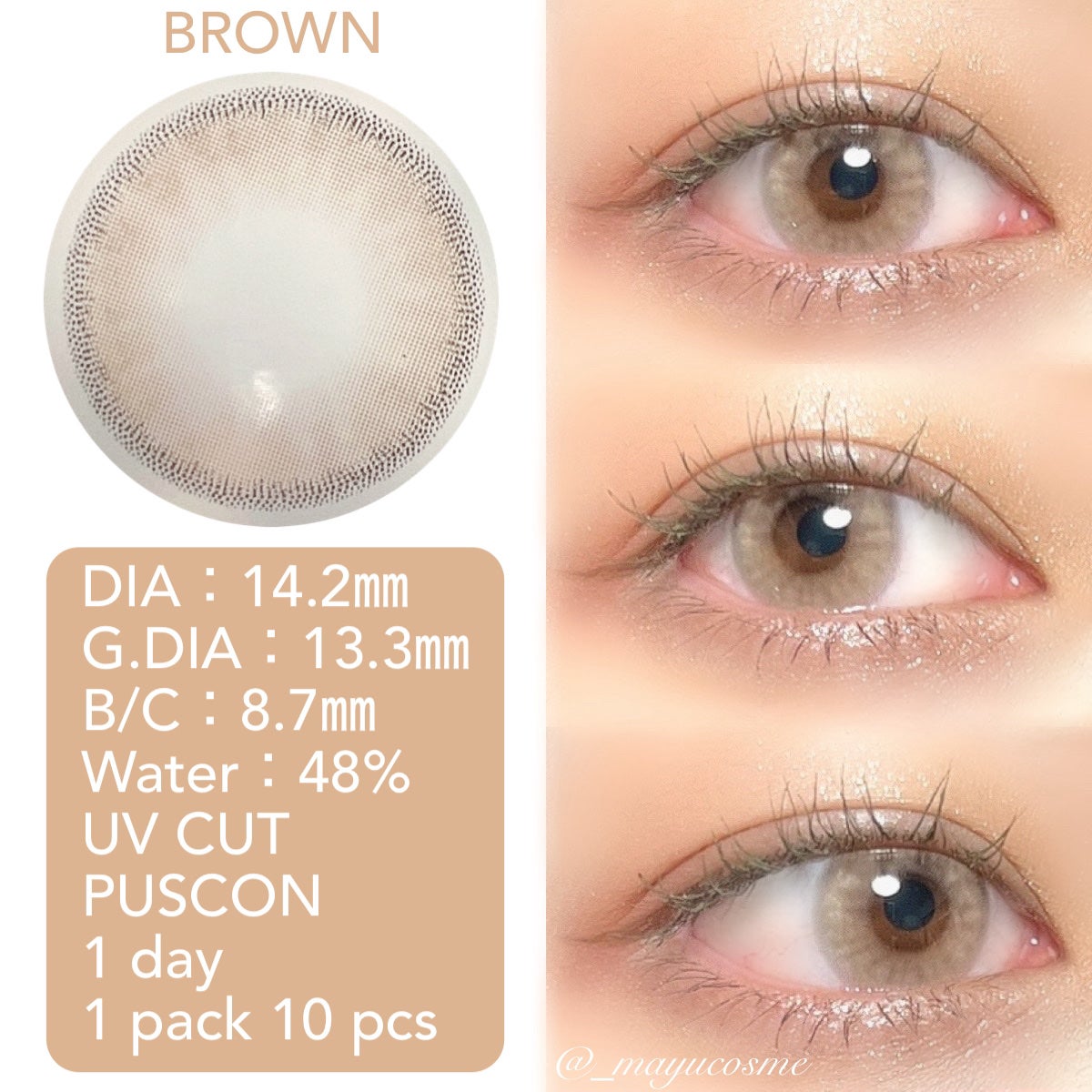 ロシアンスモーキー/OLENS/カラーコンタクトレンズを使ったクチコミ(2枚目)