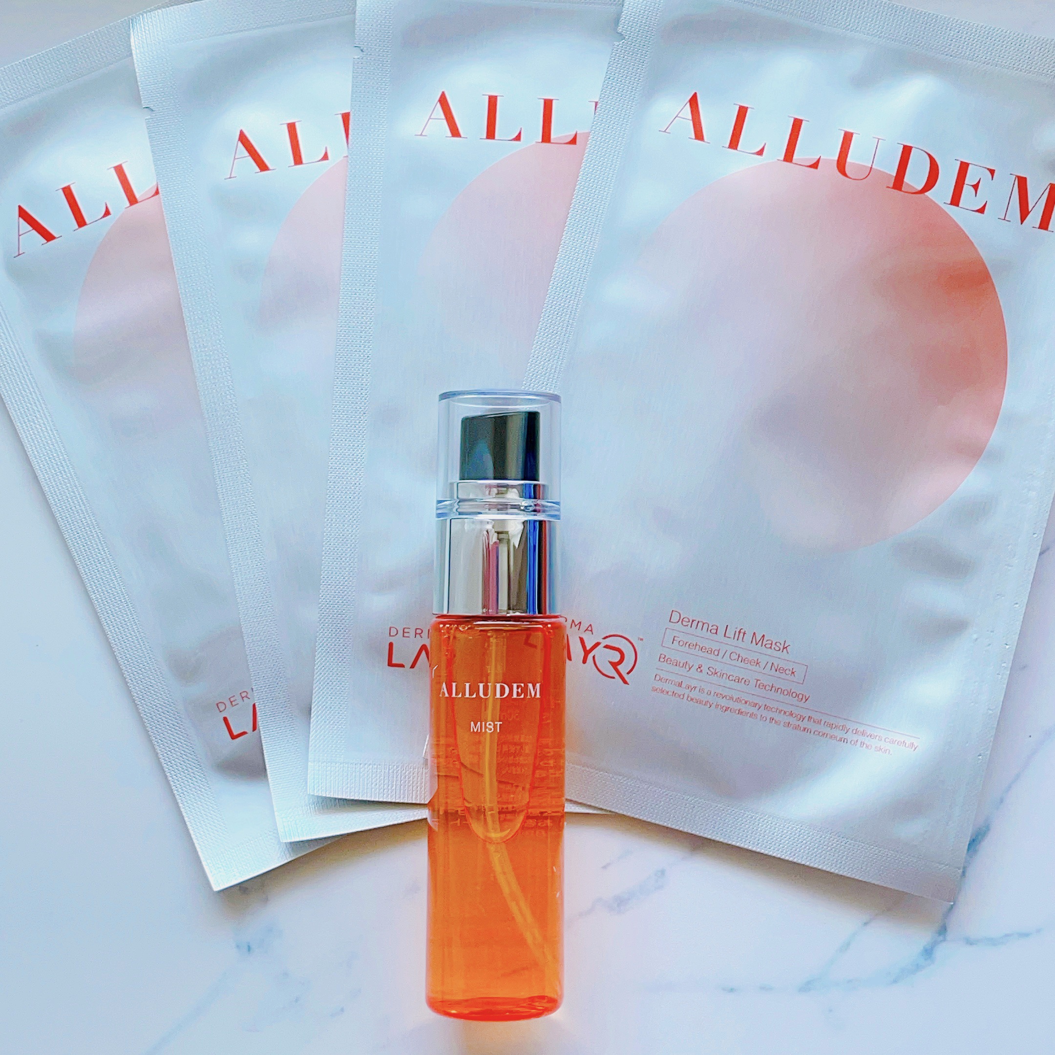 Derma Lift Mask/ALLUDEM/スキンケアキットを使ったクチコミ（3枚目）