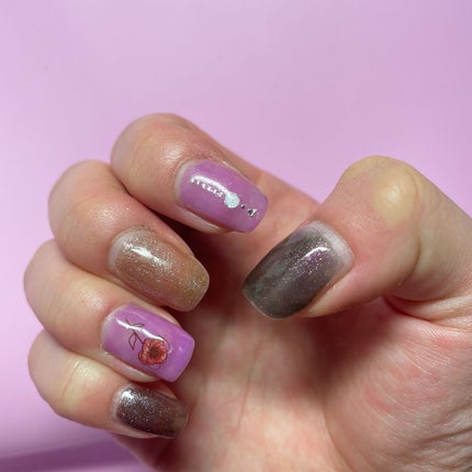 ジェルネイル(ライト対応)/セリア/ジェルネイルを使ったクチコミ(8枚目)