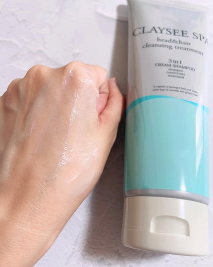 ヘッド&ヘアクレンジングトリートメント/CLAYSEE SPA/市販シャンプーを使ったクチコミ(4枚目)