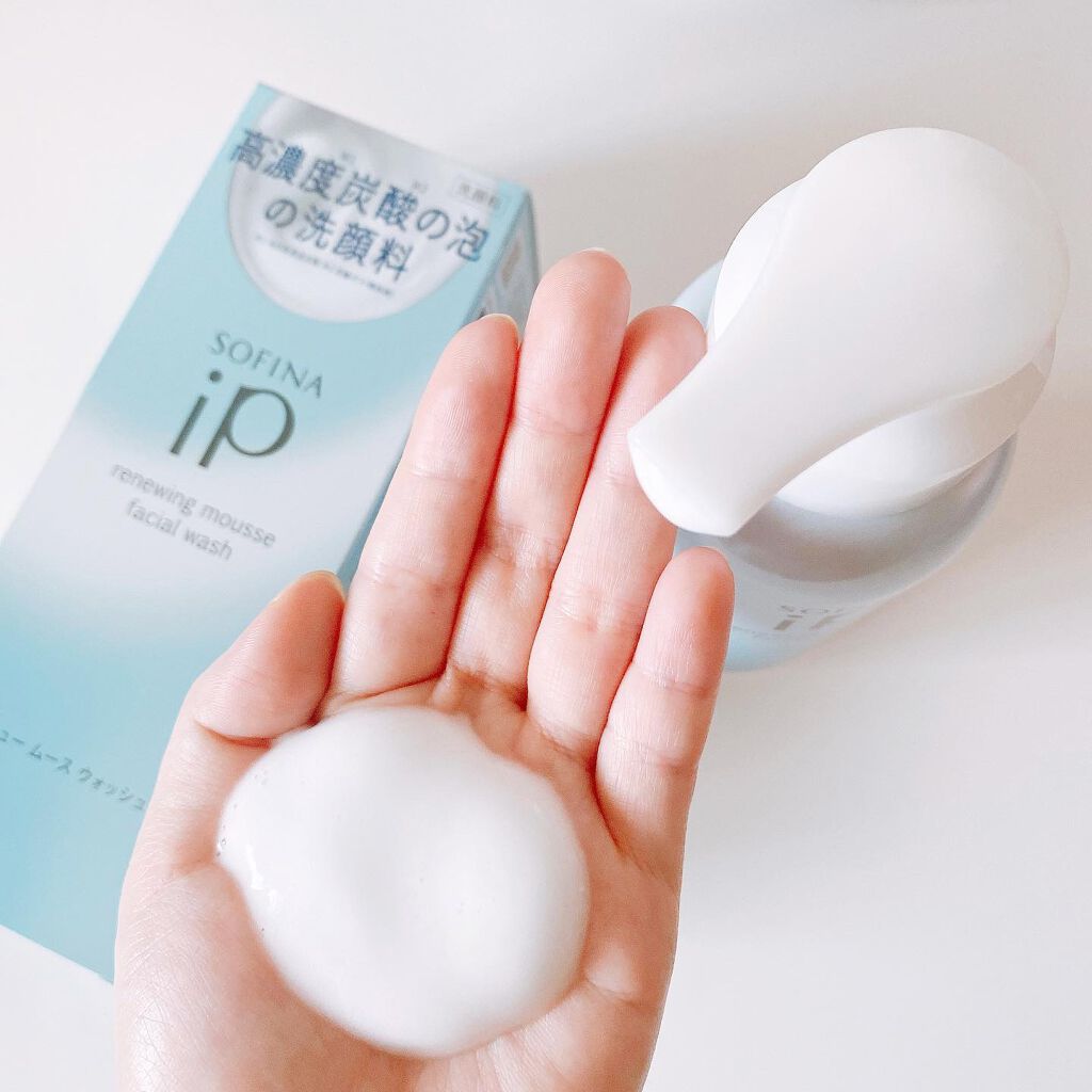 ソフィーナ iP リニュー ムース ウォッシュ/SOFINA iP/泡洗顔を使ったクチコミ（2枚目）