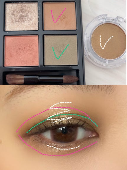 マルチグリッターカラー/ENBAN TOKYO/単色アイシャドウを使ったクチコミ(4枚目)