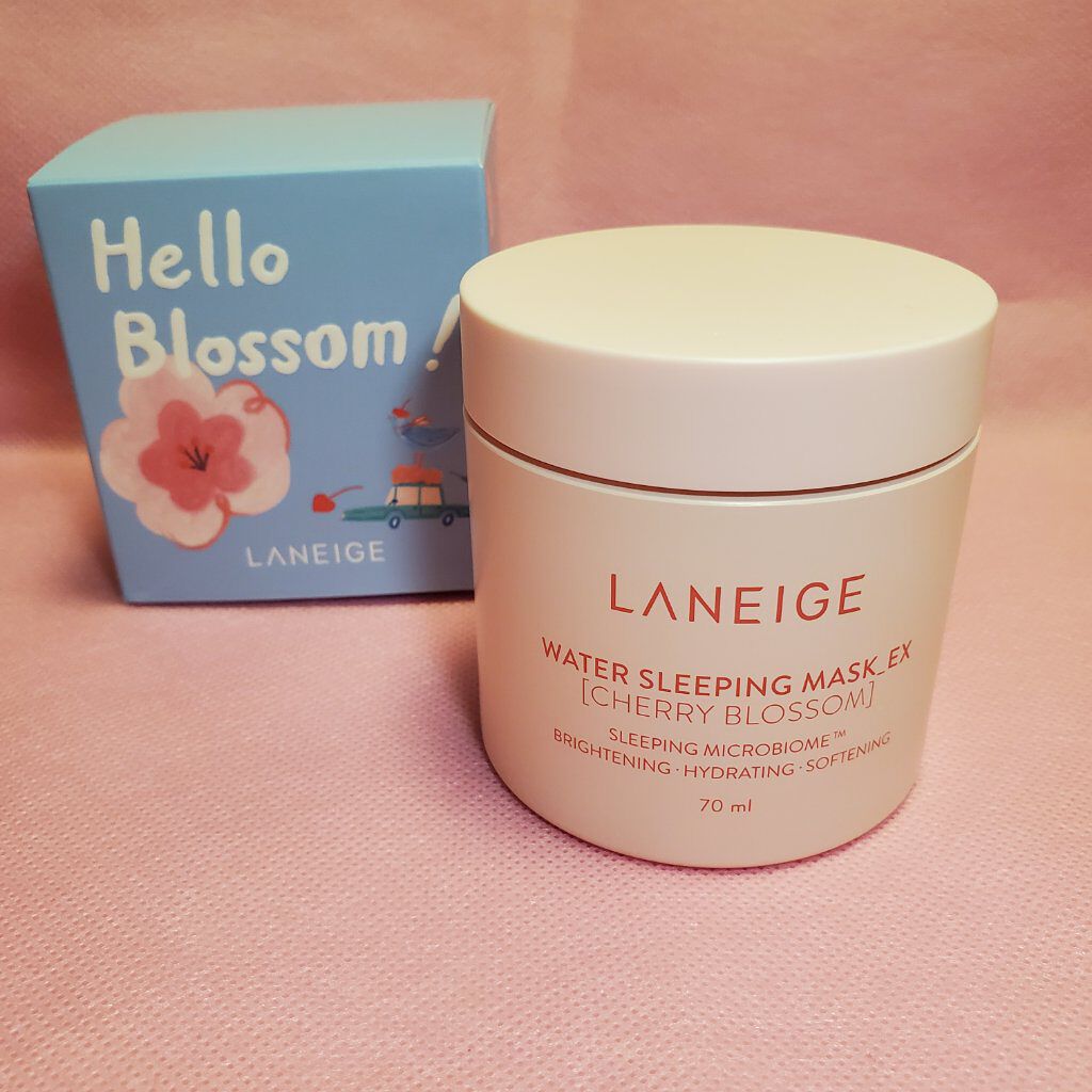 桜エディション ウォータースリーピングマスク/LANEIGE/フェイスクリームを使ったクチコミ（1枚目）